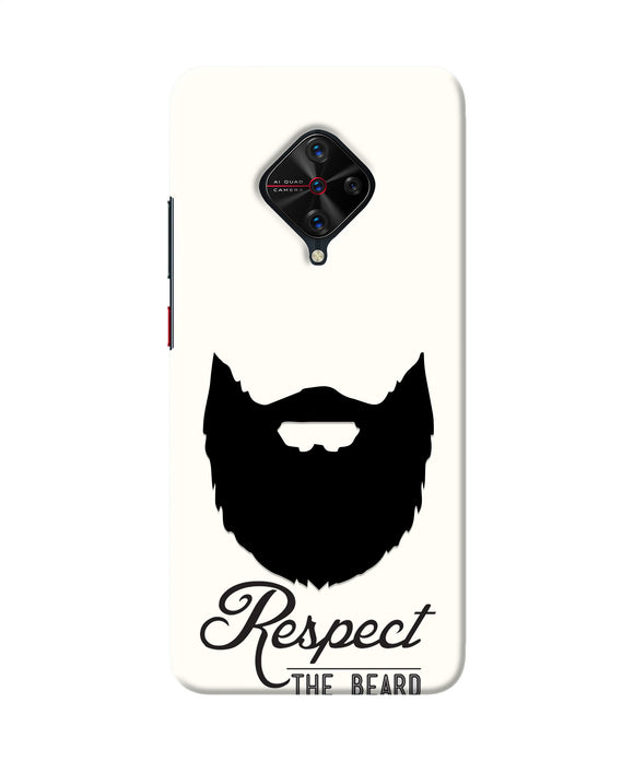 Respect the Beard Vivo S1 Pro Real 4D Back Cover