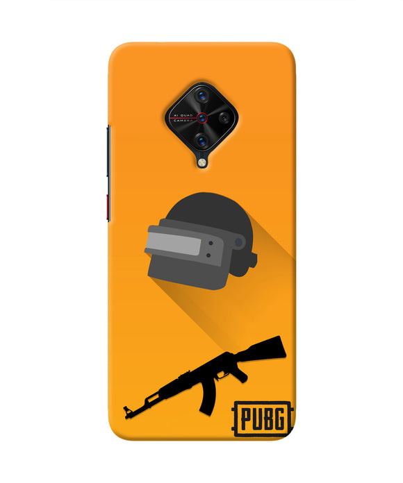 PUBG Helmet and Gun Vivo S1 Pro Real 4D Back Cover