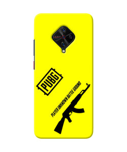 PUBG AKM Gun Vivo S1 Pro Real 4D Back Cover