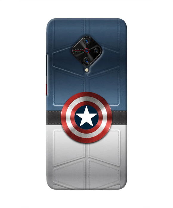 Captain America Suit Vivo S1 Pro Real 4D Back Cover