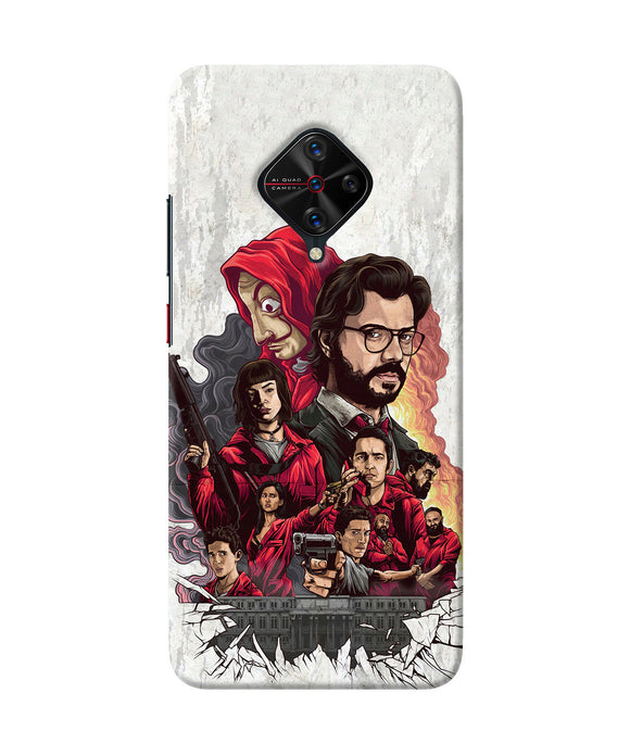 Money Heist Poster Vivo S1 Pro Back Cover