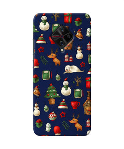 Canvas Christmas Print Vivo S1 Pro Back Cover