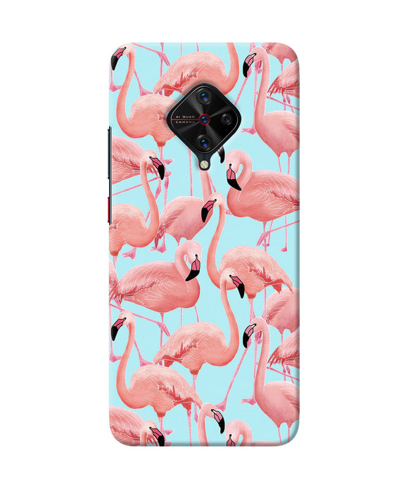 Abstract Sheer Bird Print Vivo S1 Pro Back Cover