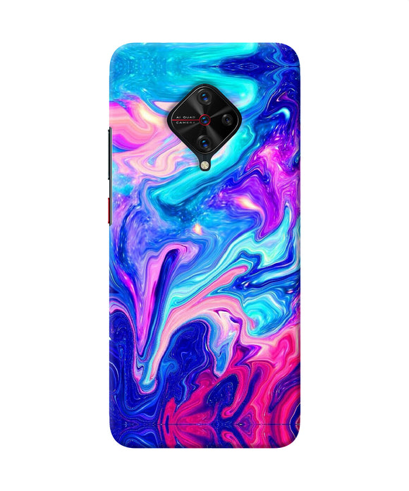 Abstract Colorful Water Vivo S1 Pro Back Cover