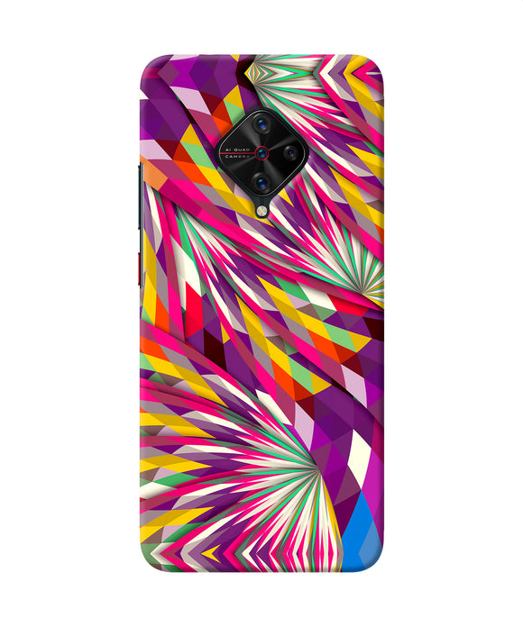 Abstract Colorful Print Vivo S1 Pro Back Cover