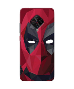 Abstract Deadpool Mask Vivo S1 Pro Back Cover