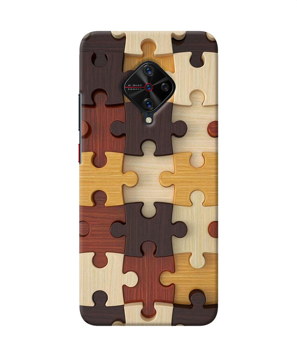 Wooden Puzzle Vivo S1 Pro Back Cover