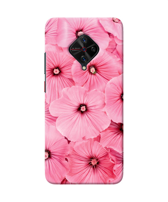 Pink Flowers Vivo S1 Pro Back Cover