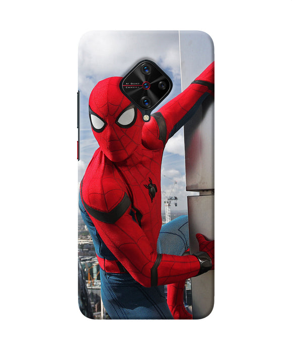 Spiderman On The Wall Vivo S1 Pro Back Cover
