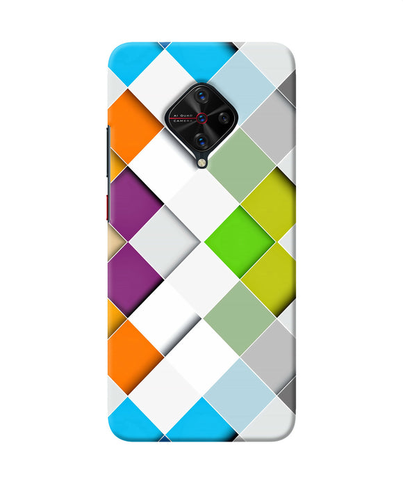 Abstract Color Box Vivo S1 Pro Back Cover