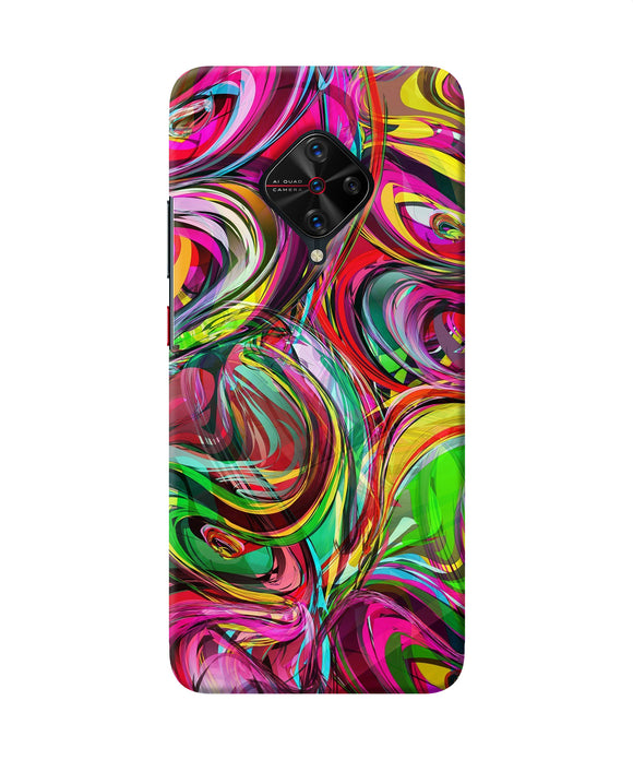 Abstract Colorful Ink Vivo S1 Pro Back Cover