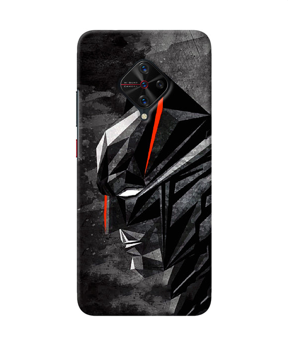 Batman Black Side Face Vivo S1 Pro Back Cover