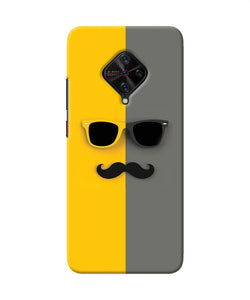 Mustache Glass Vivo S1 Pro Back Cover
