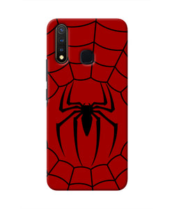 Spiderman Web Vivo Y19/U20 Real 4D Back Cover