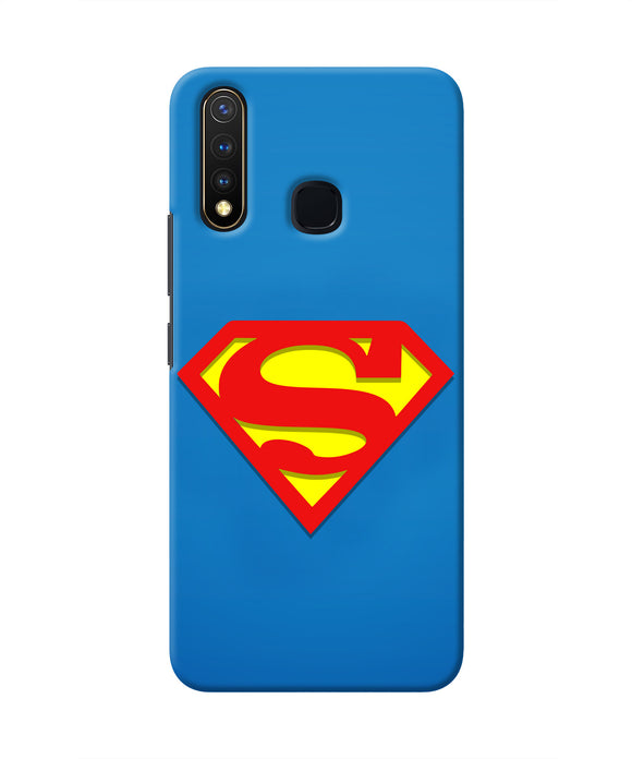 Superman Blue Vivo Y19/U20 Real 4D Back Cover