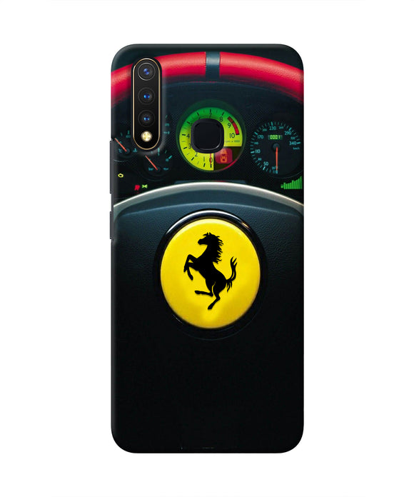 Ferrari Steeriing Wheel Vivo Y19/U20 Real 4D Back Cover