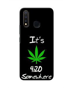 Weed Quote Vivo Y19/U20 Real 4D Back Cover