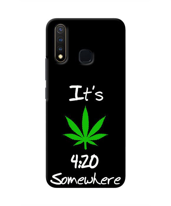 Weed Quote Vivo Y19/U20 Real 4D Back Cover