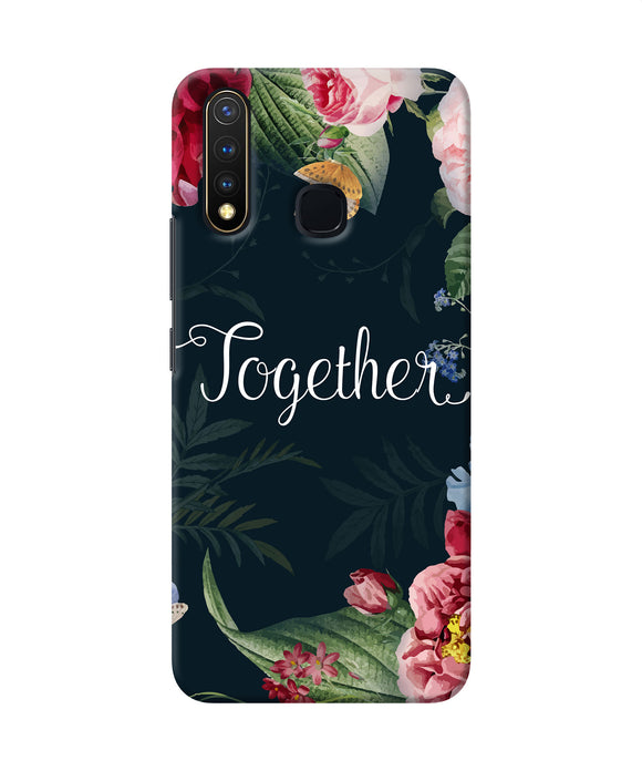 Together Flower Vivo Y19 / U20 Back Cover