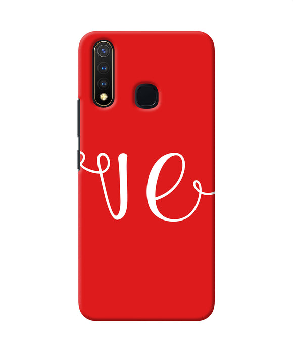 Love Two Vivo Y19 / U20 Back Cover