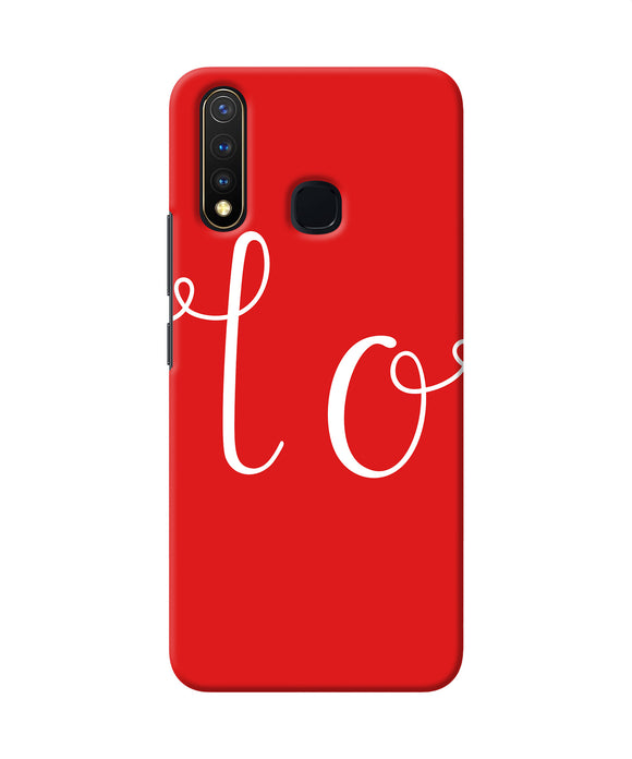 Love One Vivo Y19 / U20 Back Cover