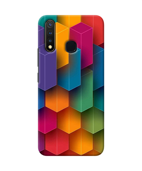 Abstract Rectangle Print Vivo Y19 / U20 Back Cover