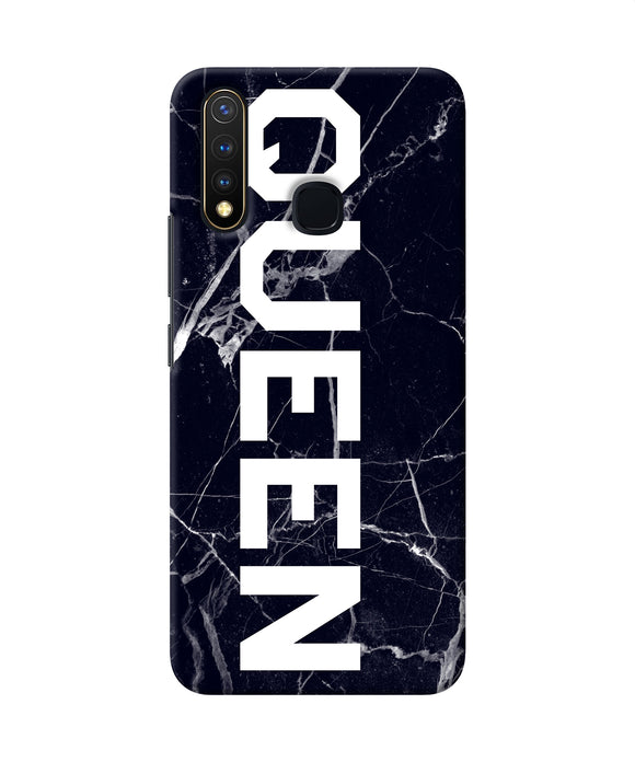 Queen Marble Text Vivo Y19 / U20 Back Cover