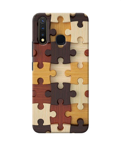 Wooden Puzzle Vivo Y19 / U20 Back Cover