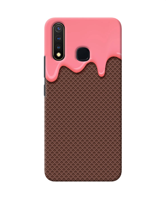 Waffle Cream Biscuit Vivo Y19 / U20 Back Cover