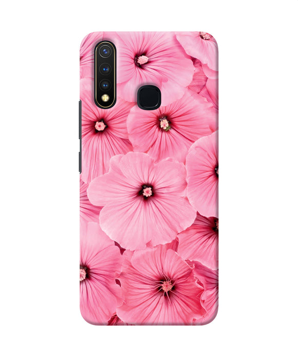 Pink Flowers Vivo Y19 / U20 Back Cover