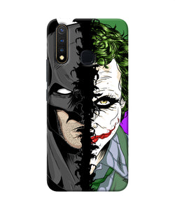 Batman Vs Joker Half Face Vivo Y19 / U20 Back Cover