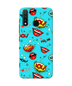 Lol Lips Print Vivo Y19 / U20 Back Cover