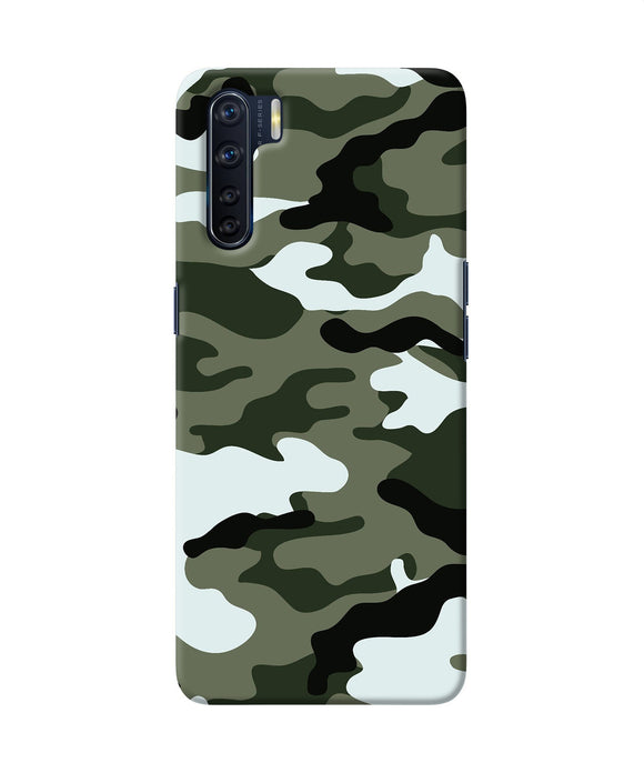 Camouflage Oppo F15 Back Cover