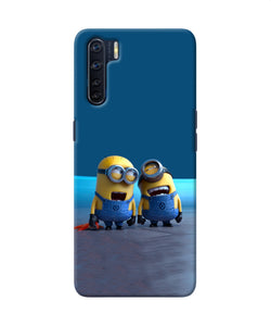 Minion Laughing Oppo F15 Back Cover