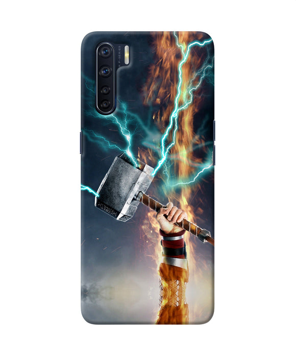 Thor Hammer Mjolnir Oppo F15 Back Cover