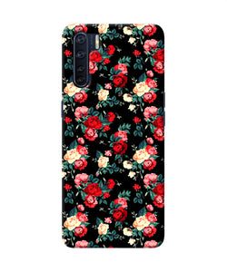 Rose Pattern Oppo F15 Back Cover