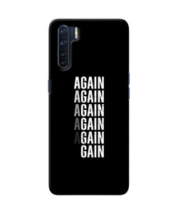 Again Again Gain Oppo F15 Back Cover