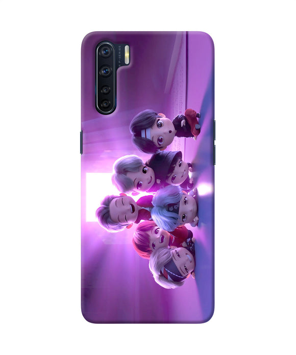 BTS Chibi Oppo F15 Back Cover