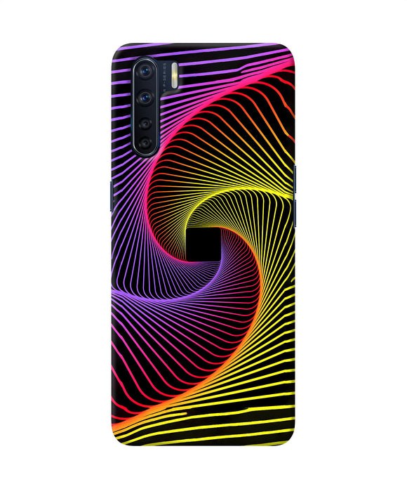 Colorful Strings Oppo F15 Back Cover