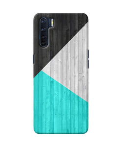 Wooden Abstract Oppo F15 Back Cover