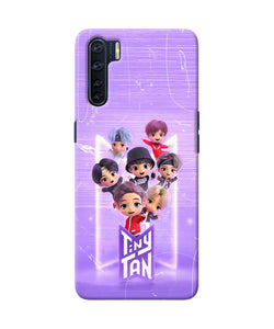 BTS Tiny Tan Oppo F15 Back Cover