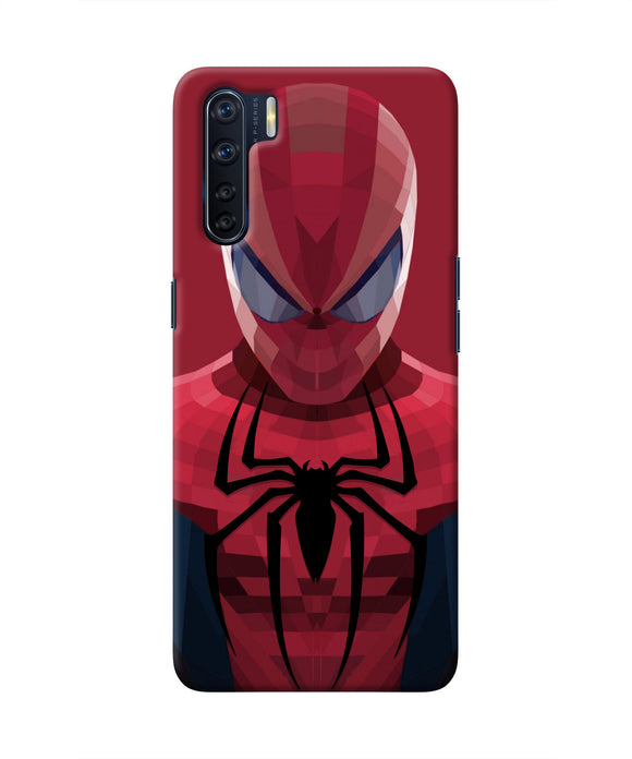 Spiderman Art Oppo F15 Real 4D Back Cover