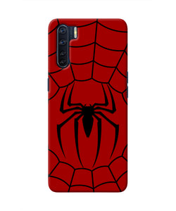Spiderman Web Oppo F15 Real 4D Back Cover