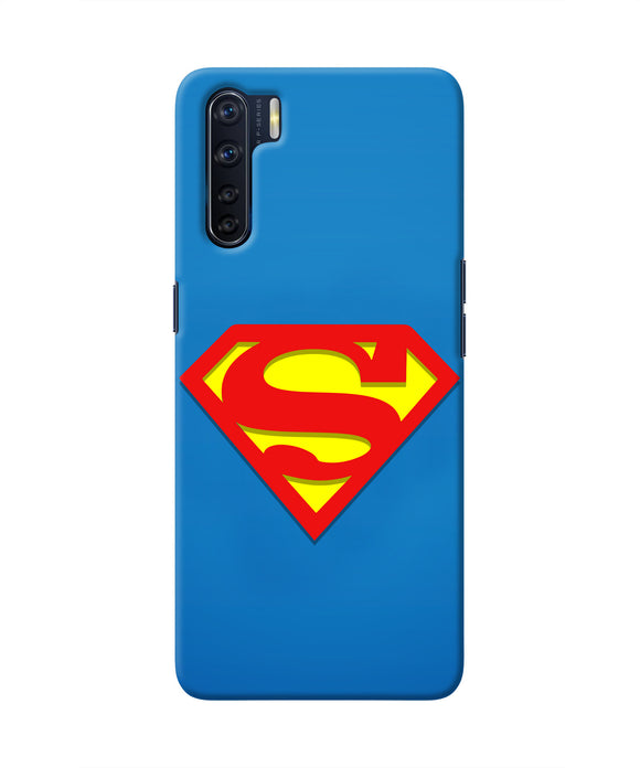 Superman Blue Oppo F15 Real 4D Back Cover