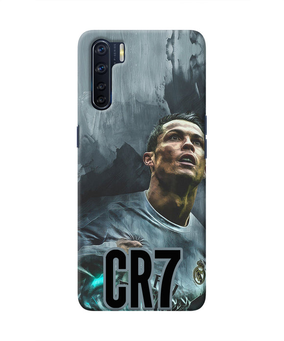 Christiano Ronaldo Grey Oppo F15 Real 4D Back Cover