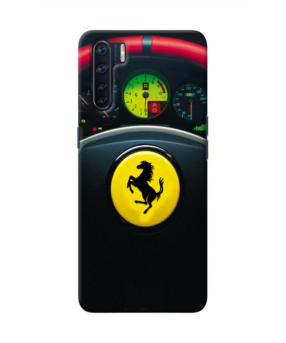 Ferrari Steeriing Wheel Oppo F15 Real 4D Back Cover