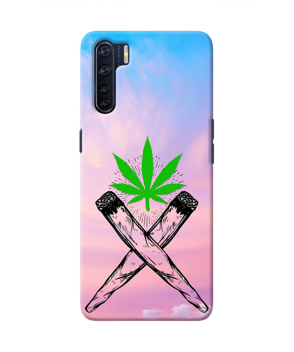 Weed Dreamy Oppo F15 Real 4D Back Cover