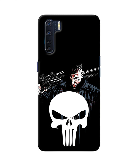 Punisher Character Oppo F15 Real 4D Back Cover