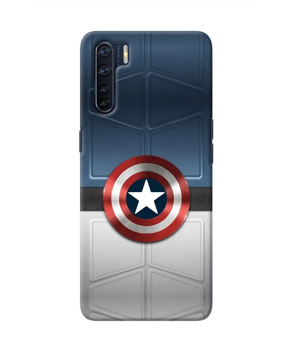 Captain America Suit Oppo F15 Real 4D Back Cover