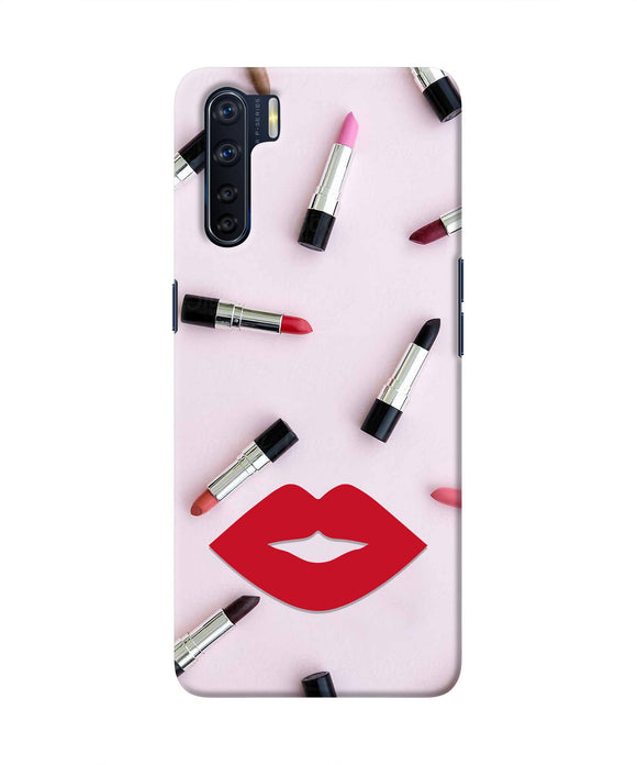 Lips Lipstick Shades Oppo F15 Real 4D Back Cover